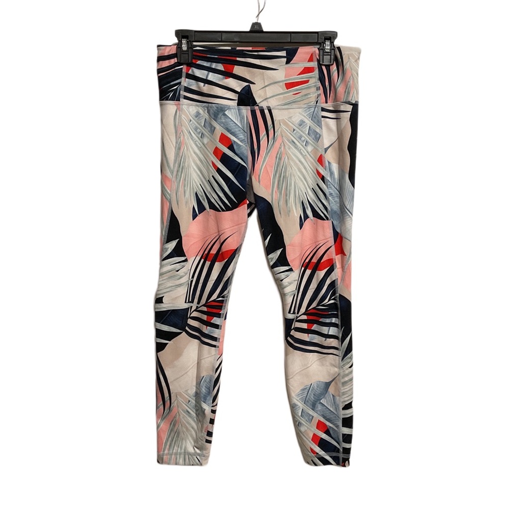 Athleta Tropical Palm Print Leggings in Pink, Navy, Black, Cream